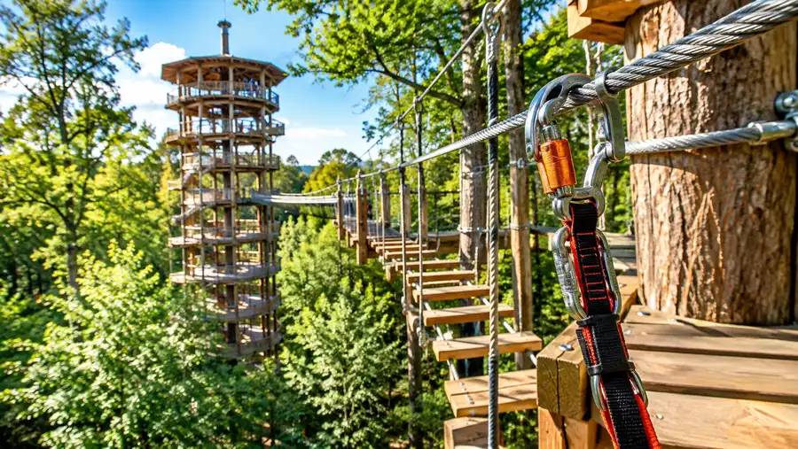 Camp Adventure Climbing Park: Denmark's Largest Treetop Course
