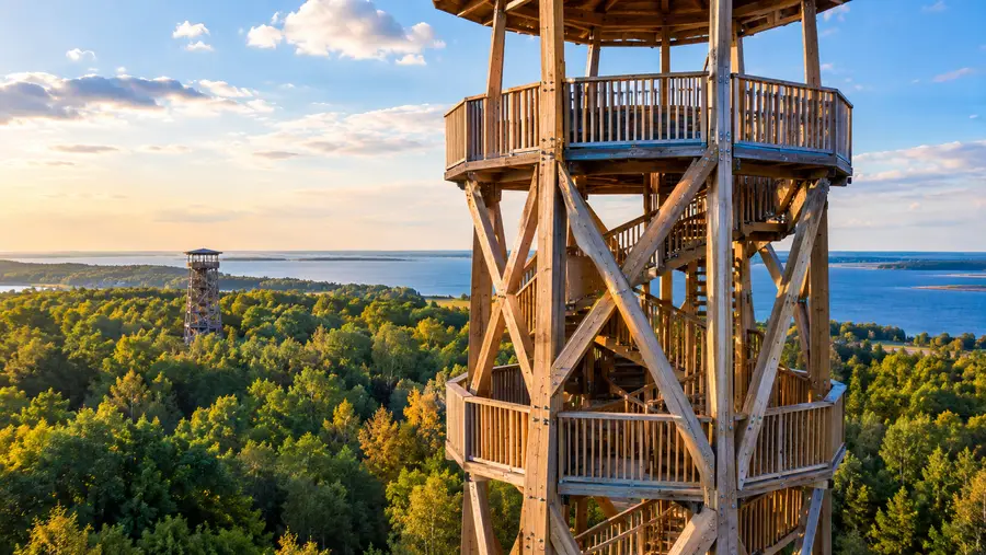 Wooden Observation Towers on Zealand and Across Denmark