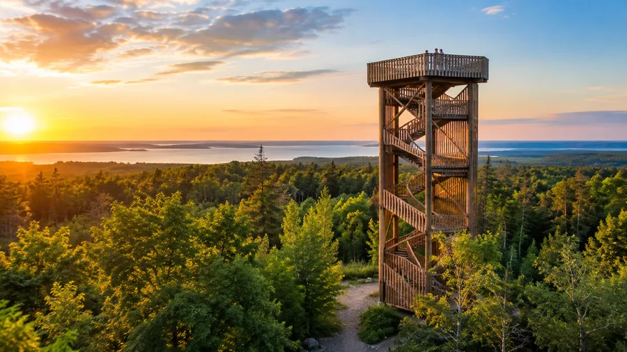 Wooden Observation Towers on Zealand and Across Denmark