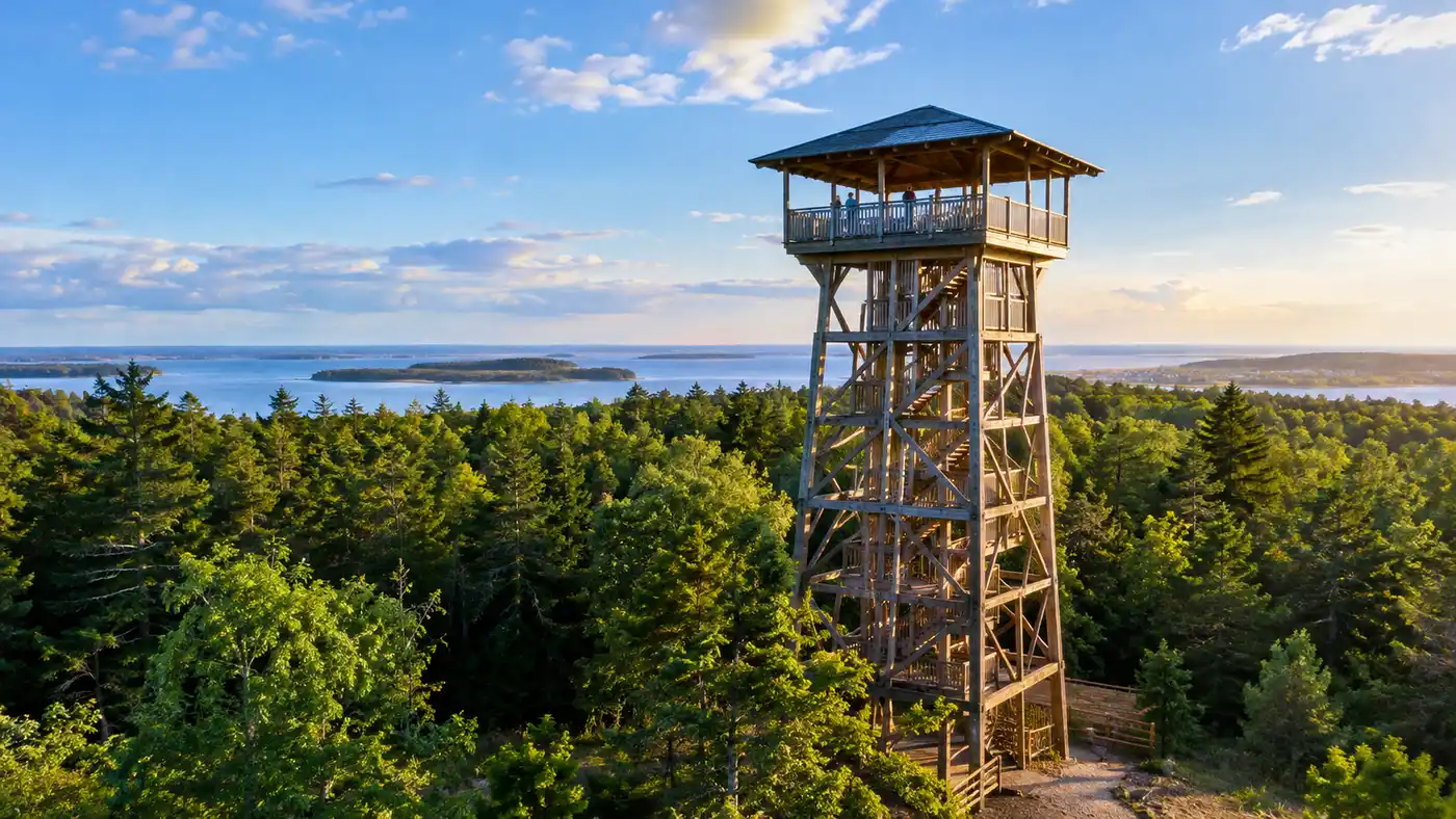 Wooden Observation Towers on Zealand and Across Denmark